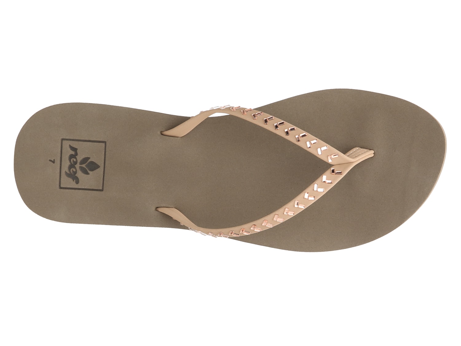 reef bliss embellished flip flop