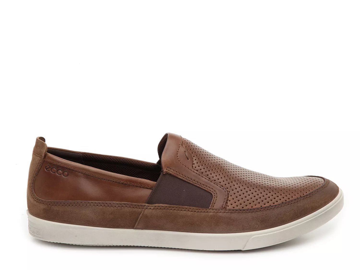 ecco collin perforated slip on