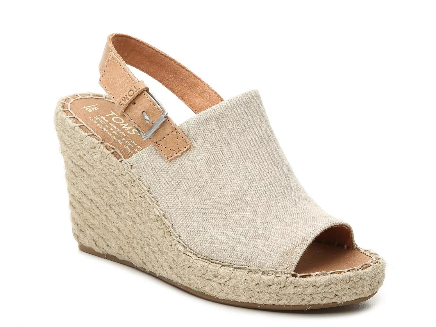 Toms wedge sale heel