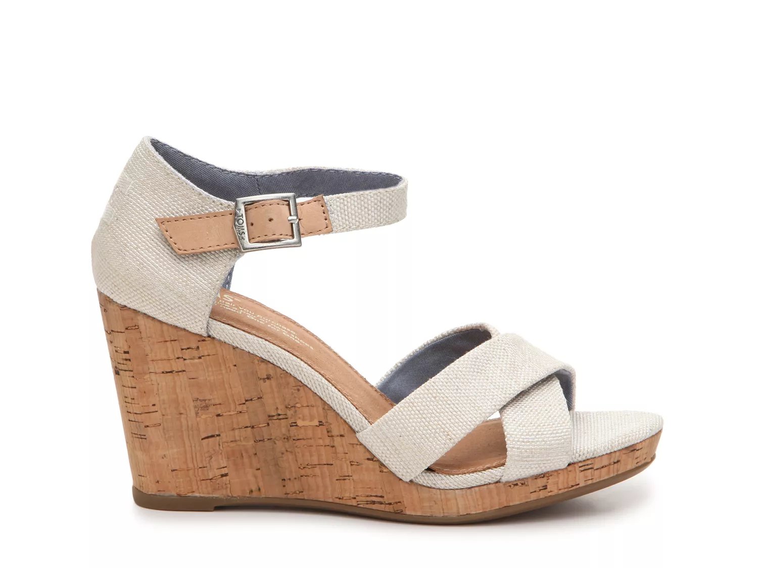 toms sienna cork wedge sandal