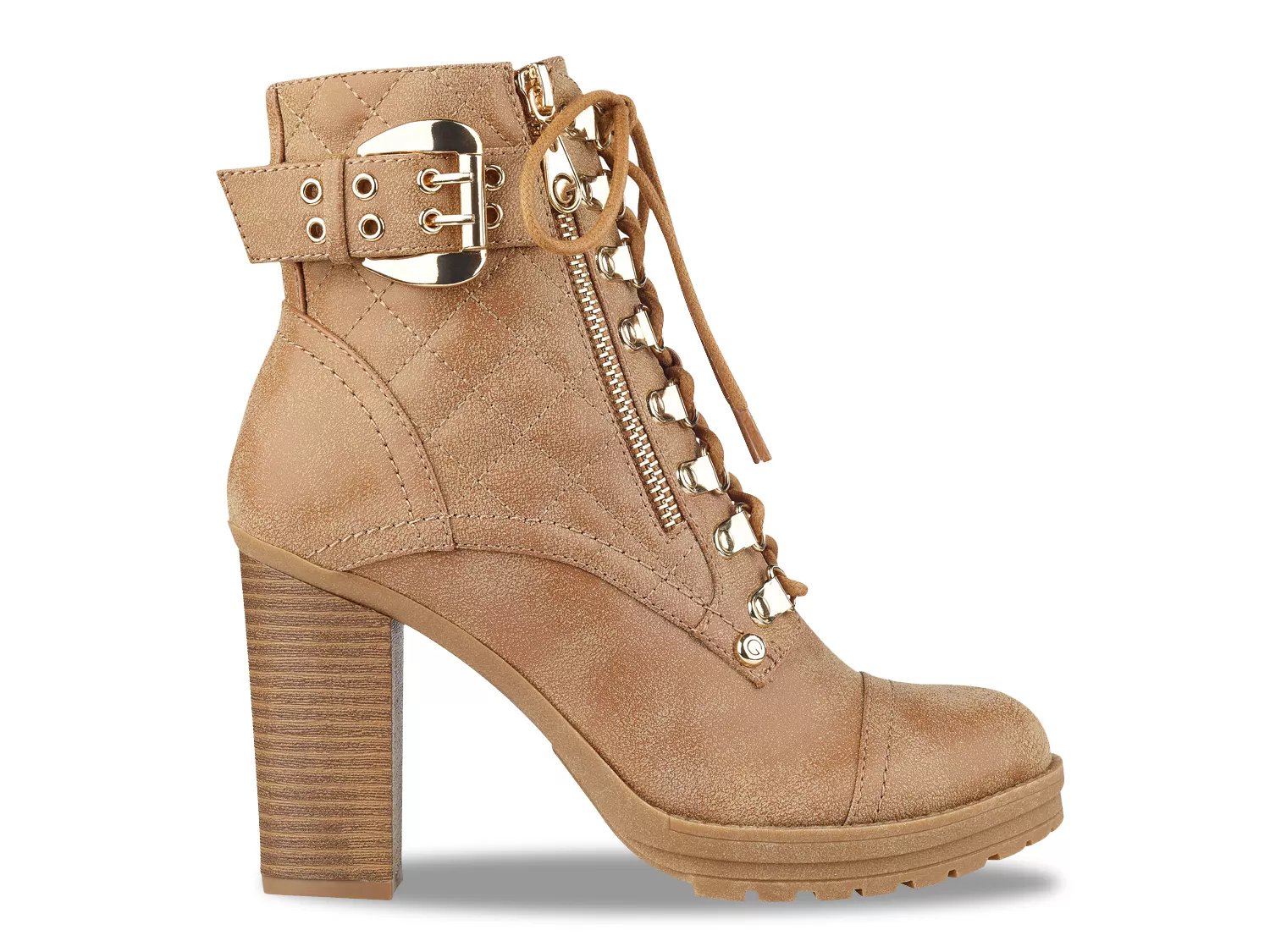 dsw brown combat boots