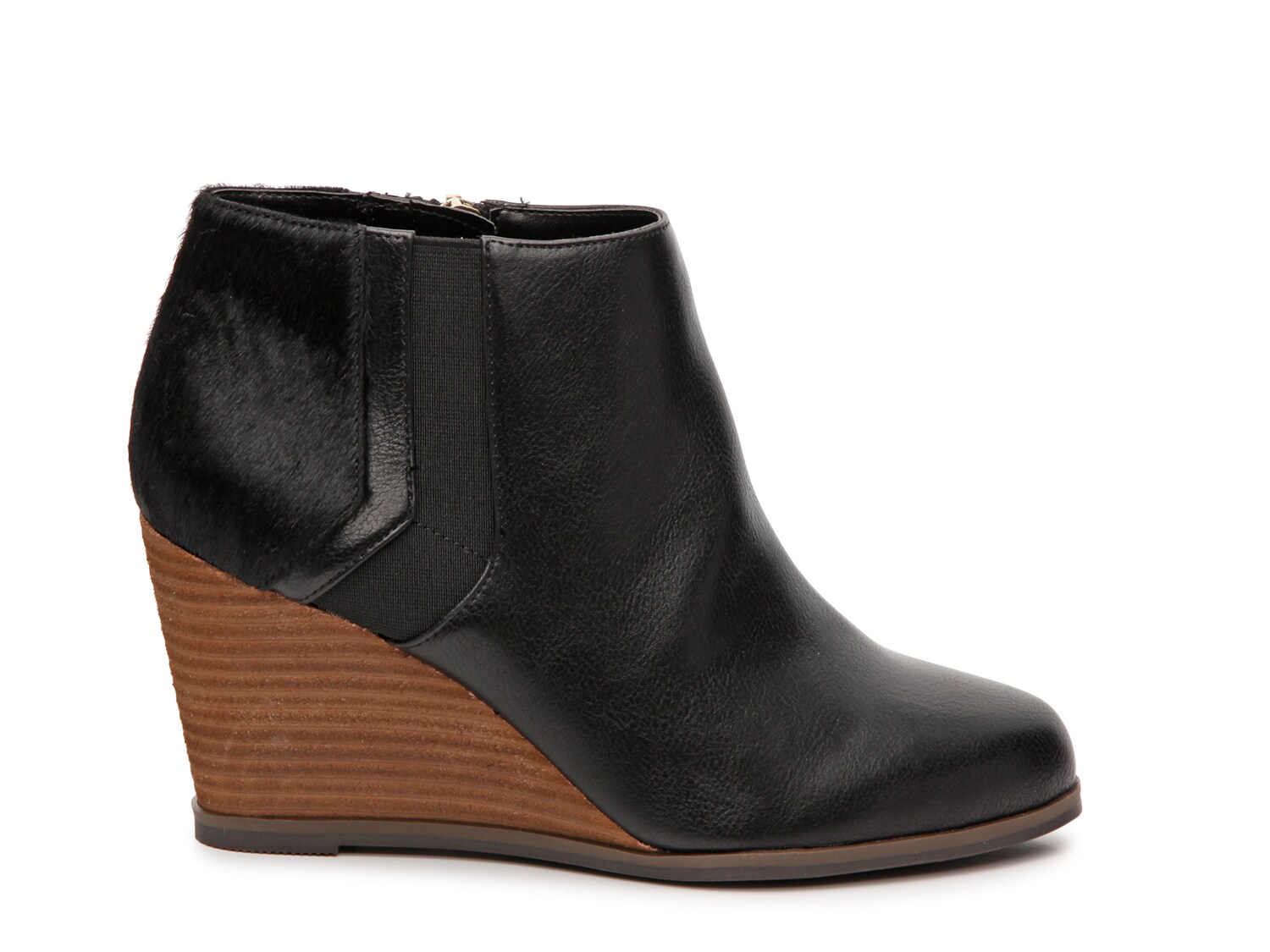 dr scholl's patch wedge bootie