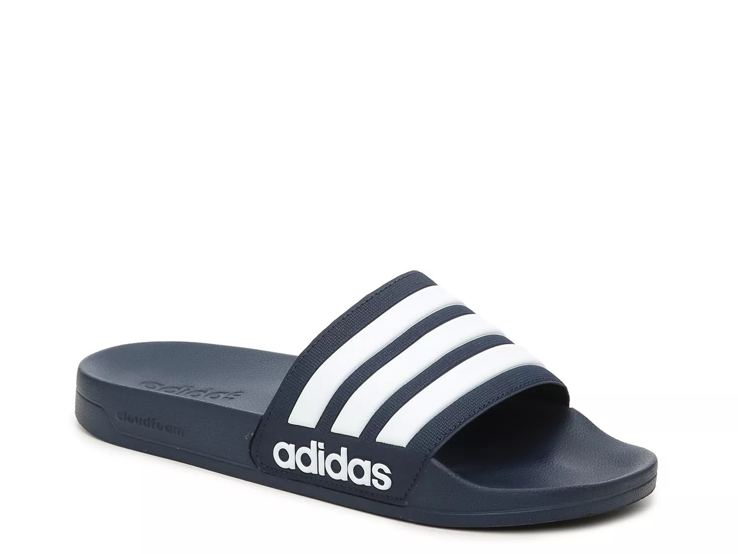 dsw adidas cloudfoam slides