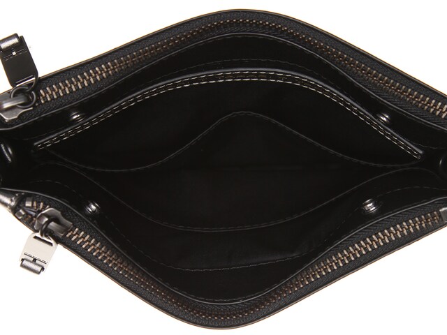 Tahari Double Zip Mini Leather Crossbody - Free Shipping | DSW
