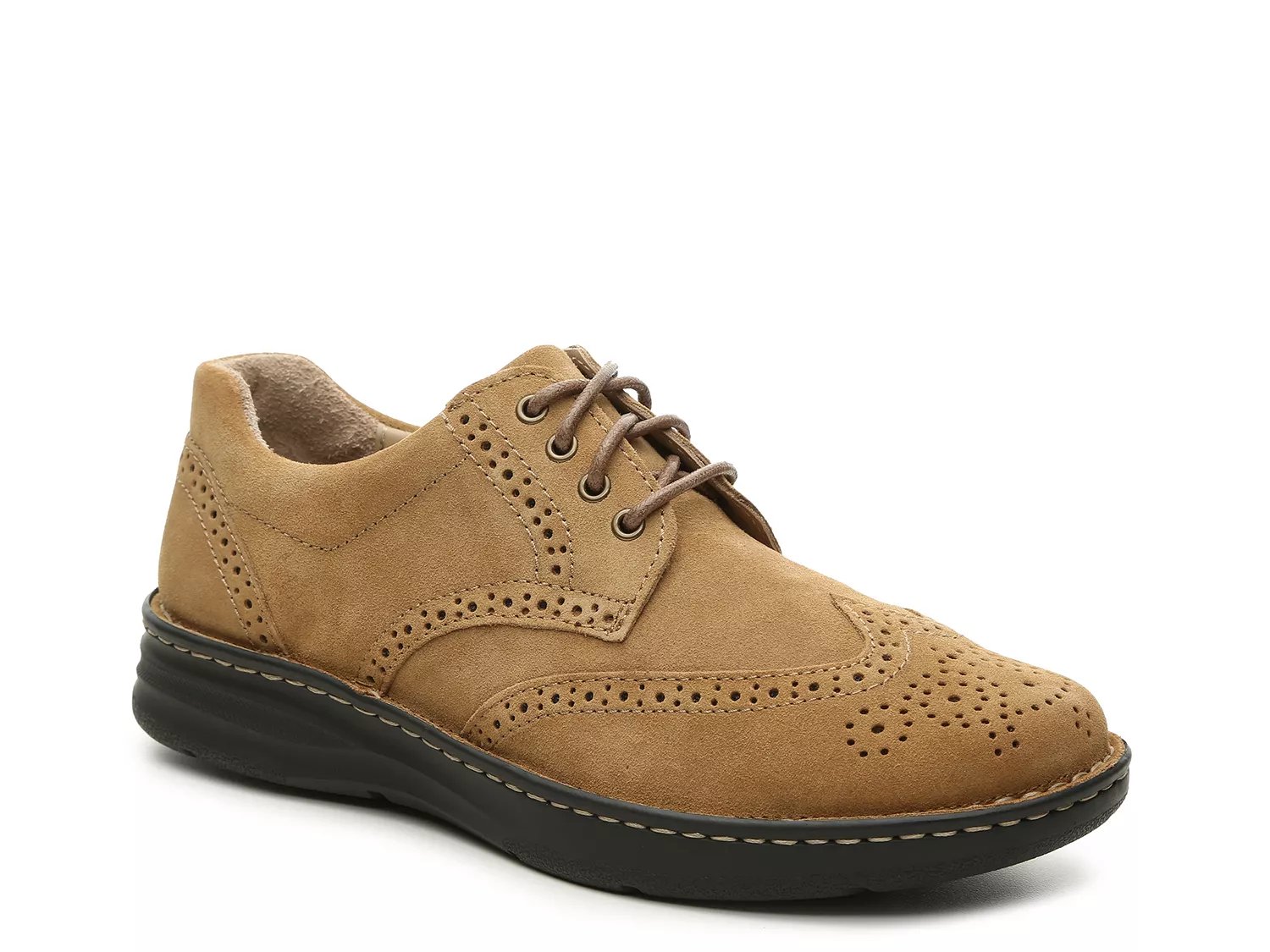 Drew Wide Width Delaware Oxford | Men's | Tan | Size 7.5 | Oxfords | Wingtip
