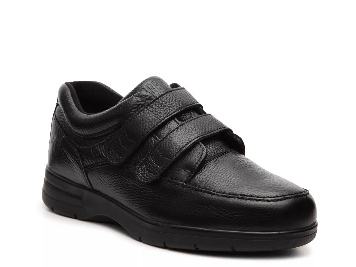 Drew Wide Width Traveler V SlipOn | Men's | Black Leather | Size 11.5 | Slip-Ons