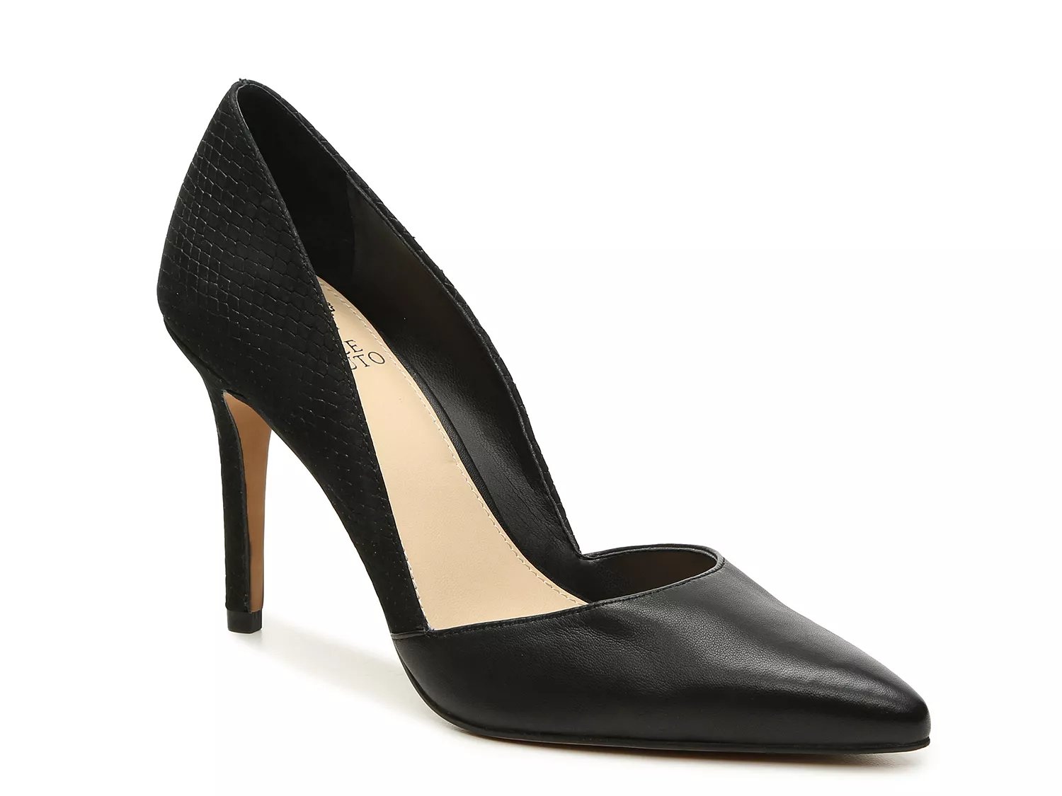 asos design speakeasy pointed mid heels