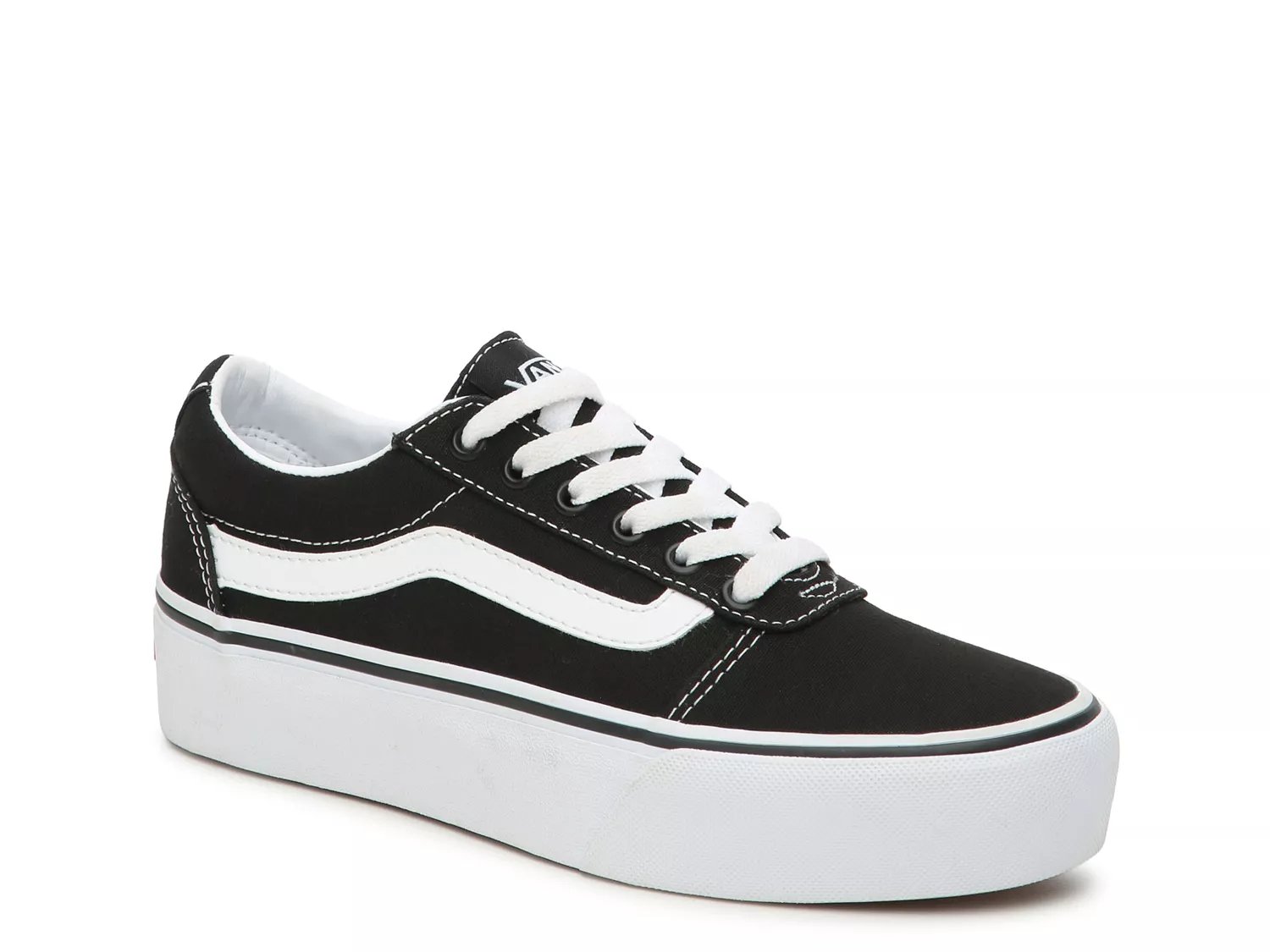 platform vans dsw