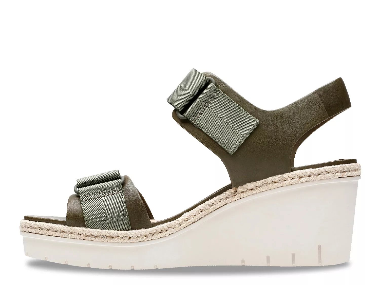 clarks palm shine wedge sandal