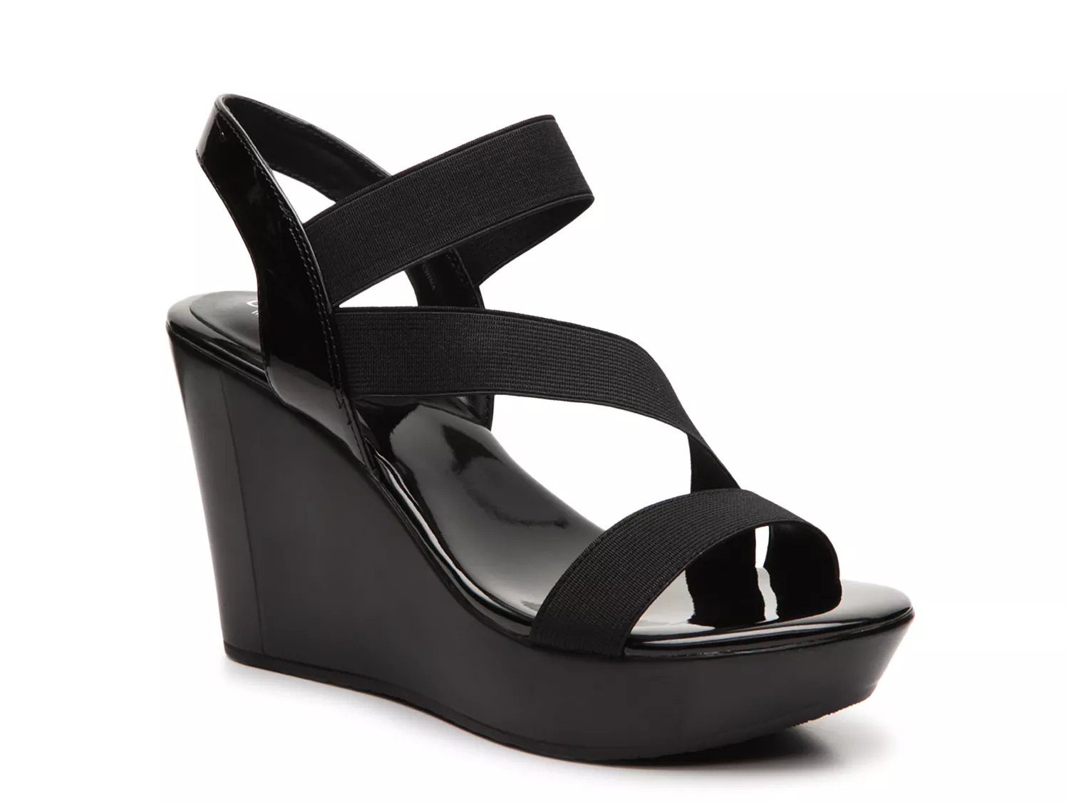 wide fit black flat sandals