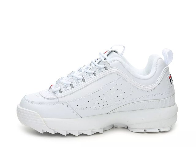 WOMENS FILA DISRUPTOR II PREMIUM SNEAKERS