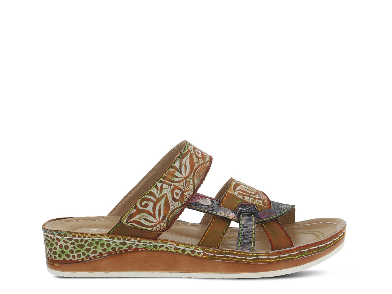 L'Artiste by Spring Step Caiman Wedge Sandal | DSW