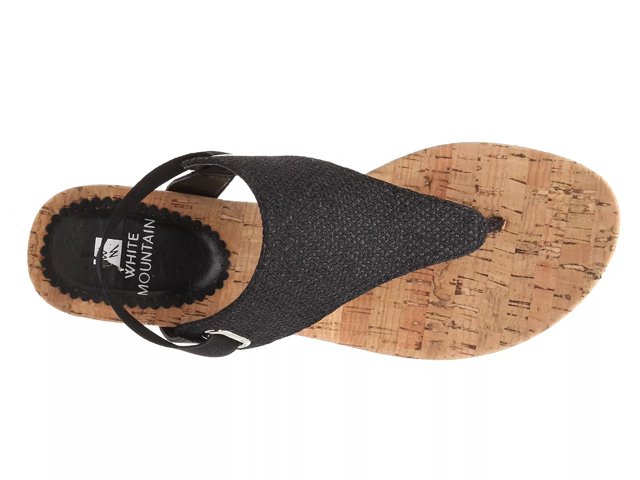 White mountain all good wedge sandals store