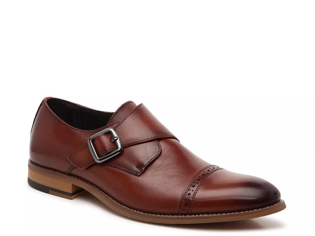 Stacy adams single monk strap shoes online