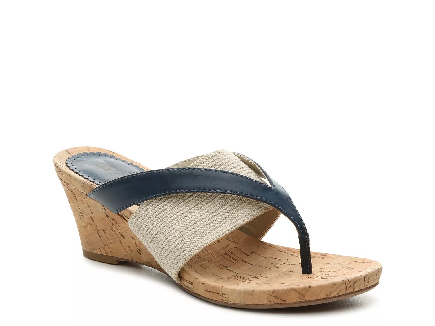 white mountain alanna wedge sandal