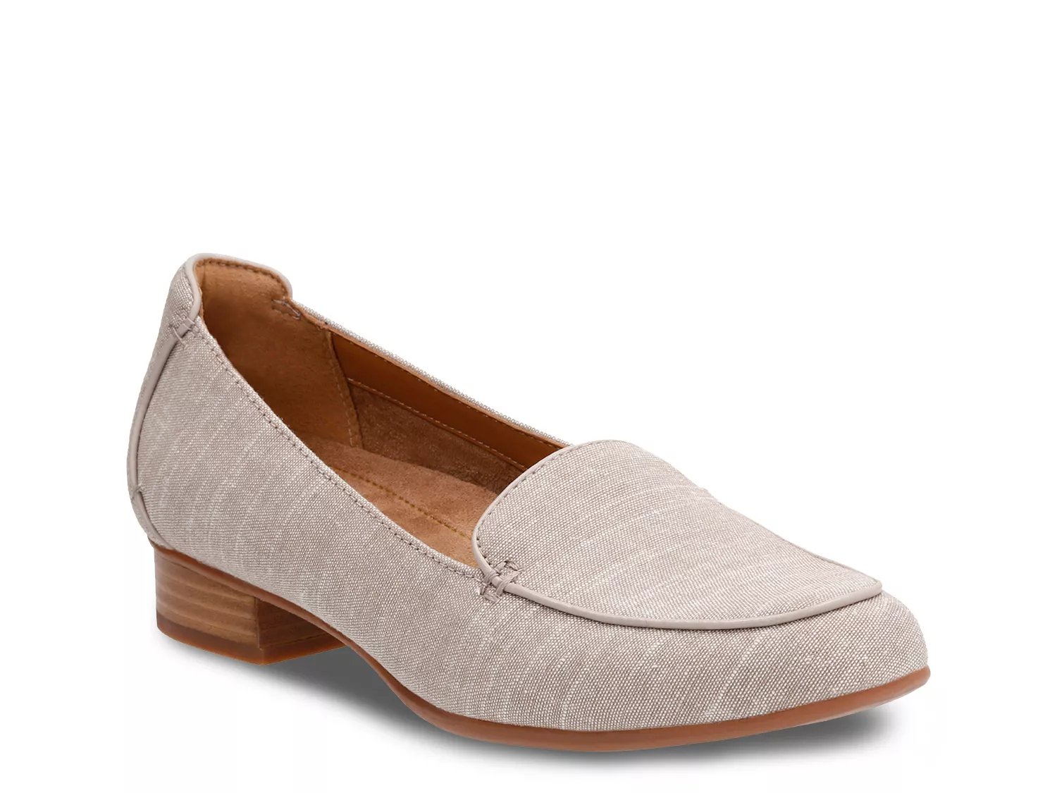dsw clarks loafers