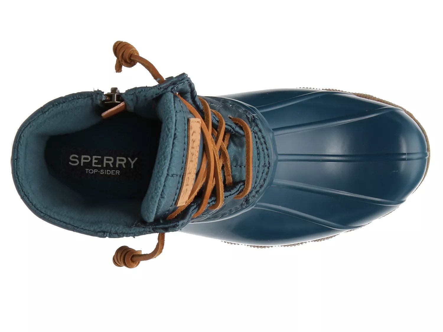 sperry saltwater shiny quilted duck boot