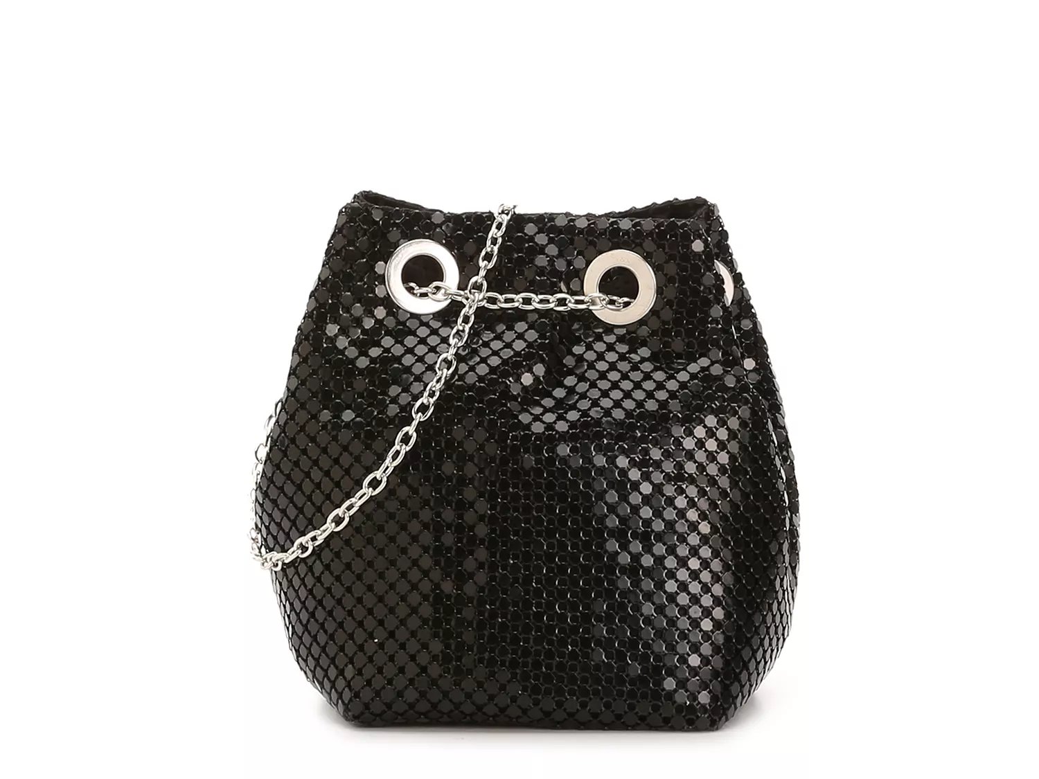Jessica McClintock Metal Mesh Crossbody Bag Free Shipping DSW