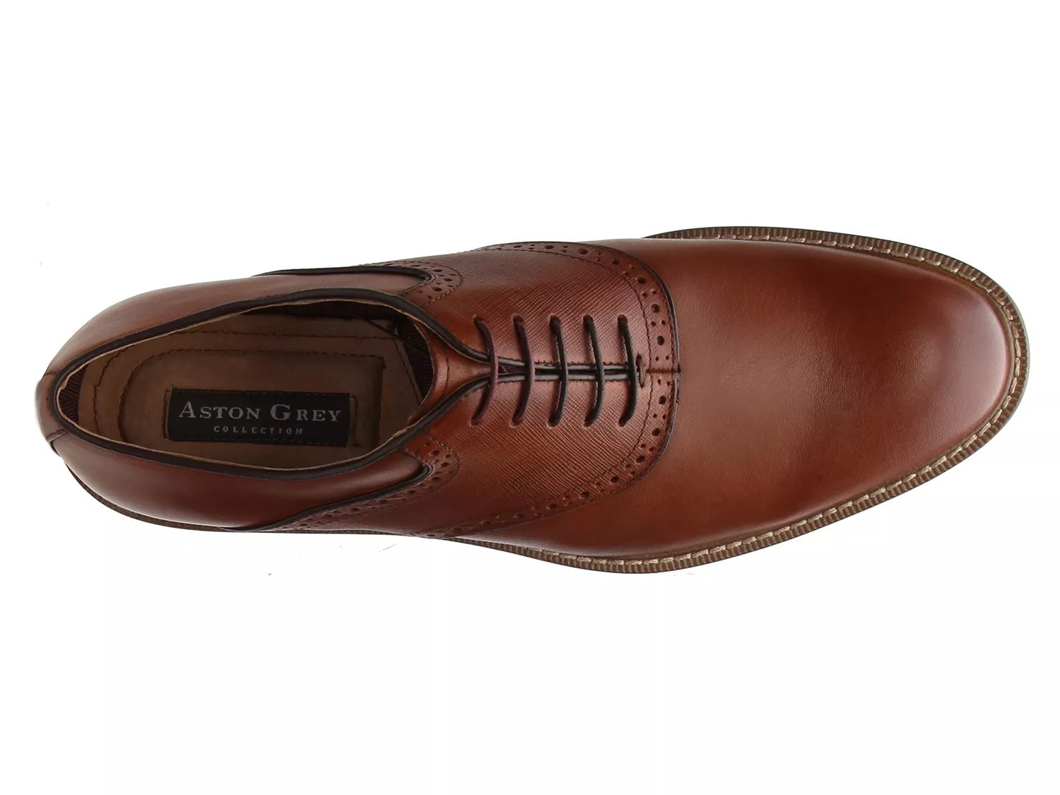 aston grey ybilia saddle oxford