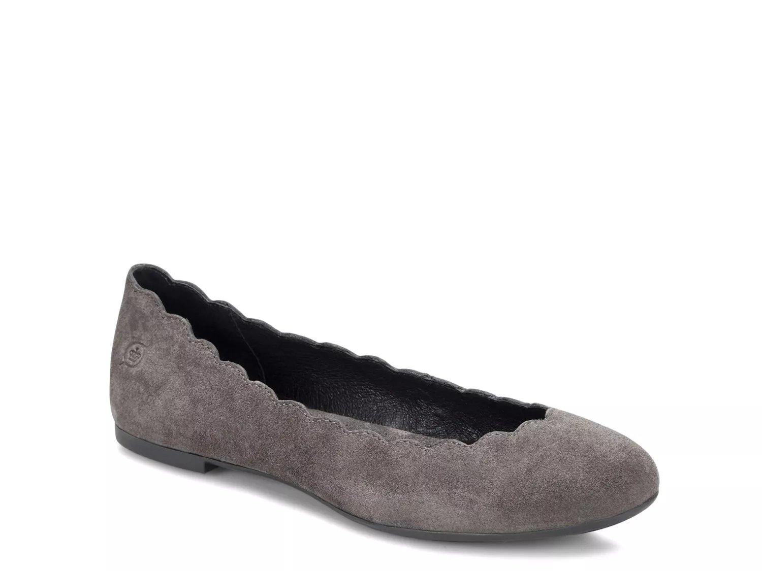 born allie scalloped ballet flat