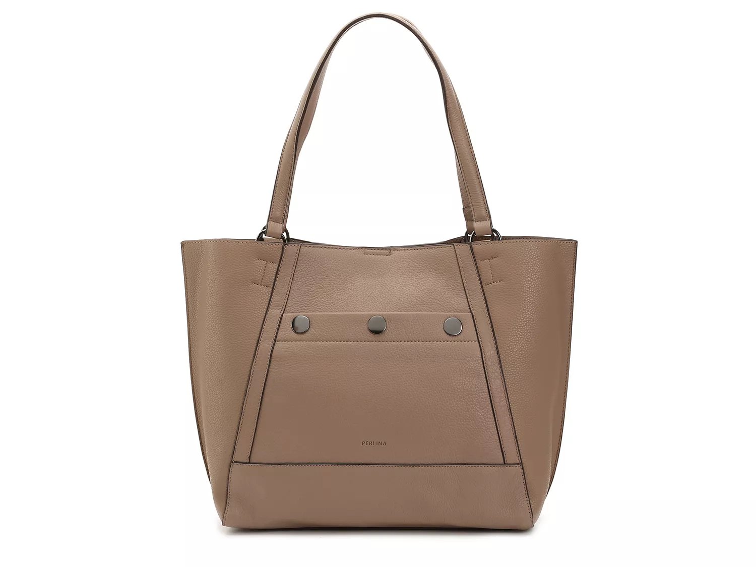 perlina sally leather tote