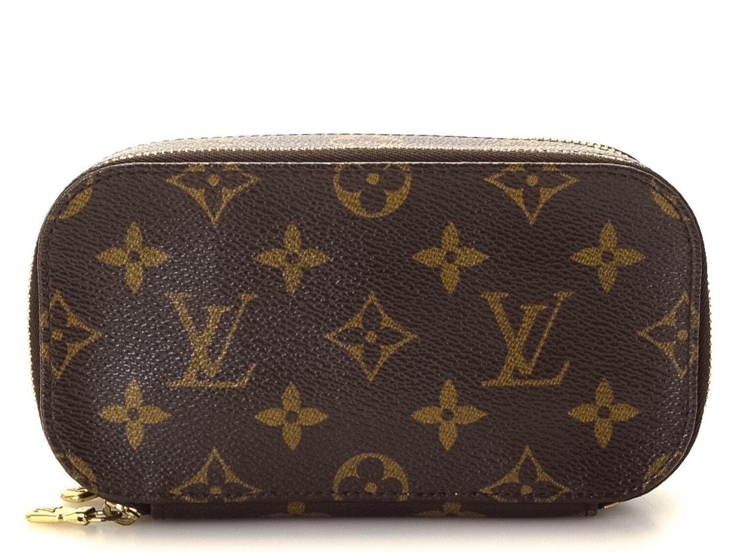 Louis Vuitton Vintage - Monogram Trousse Blush PM Pouch - Brown - Leather  and Monogram Leather Pouch - Luxury High Quality - Avvenice