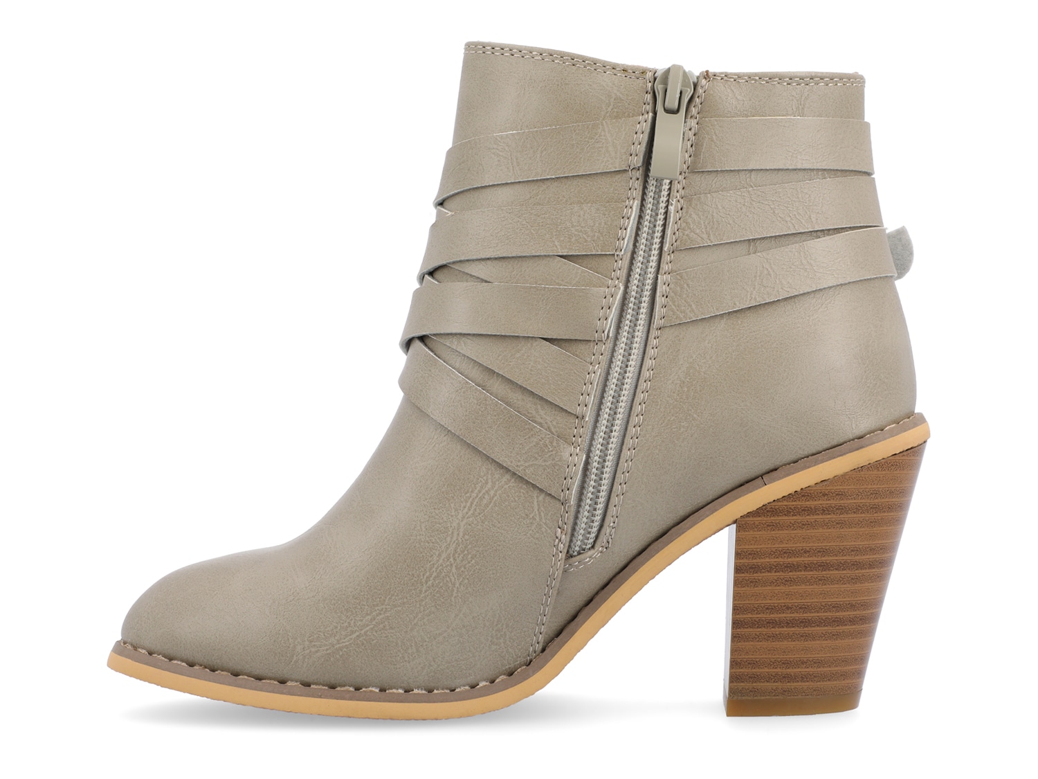 Journee Collection Strap Wide Bootie | DSW