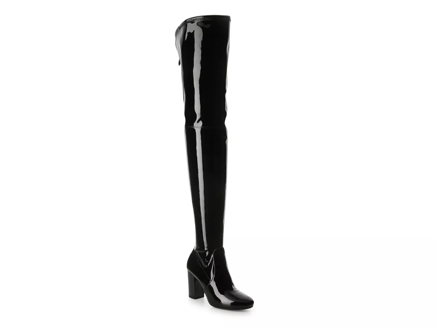 dsw patent leather boots