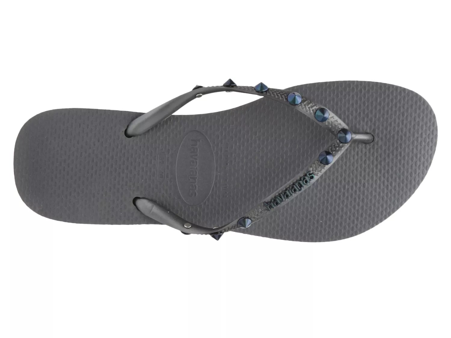 havaianas studded flip flops