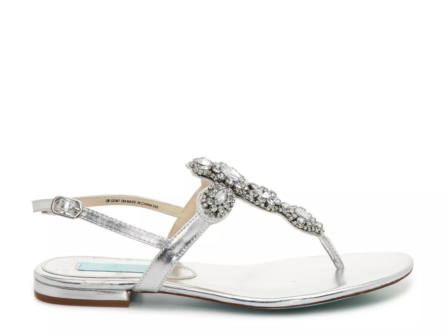 betsey johnson genie flat sandal