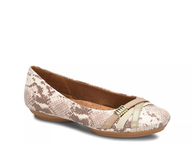 Dsw sales snakeskin flats
