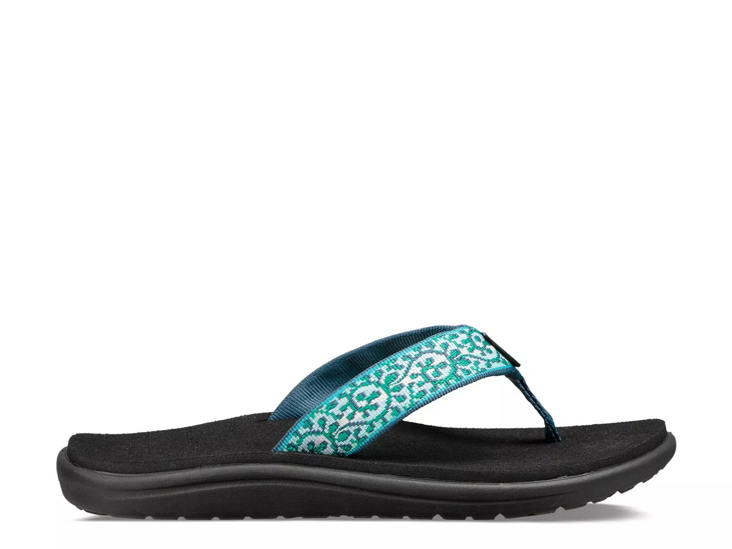 blue teva flip flops