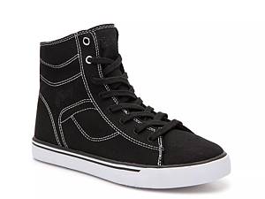 Womens Black High Top Sneakers