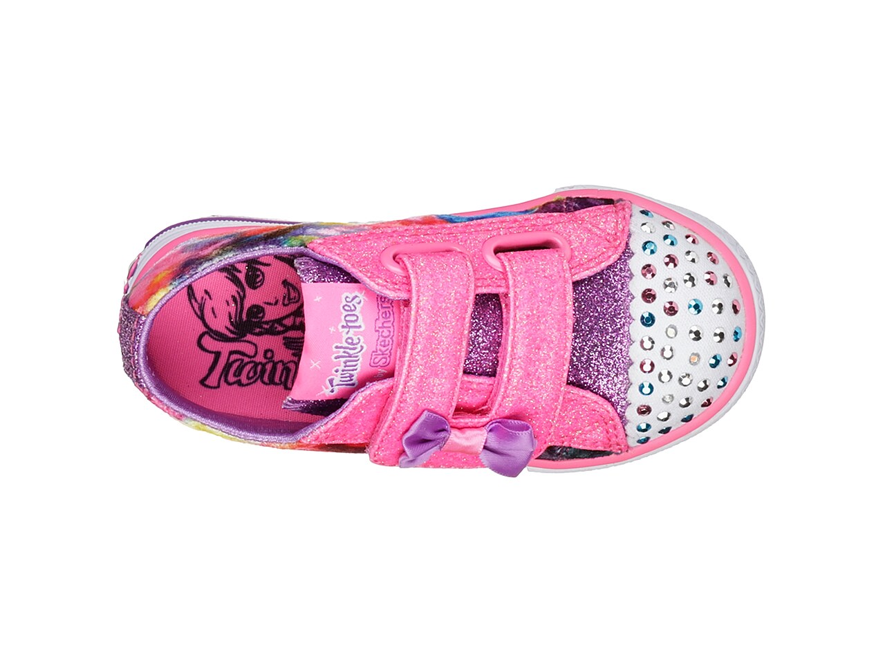 Skechers Twinkle Toes Tye Dye Dazzle Light-Up Sneaker - Kids' | DSW
