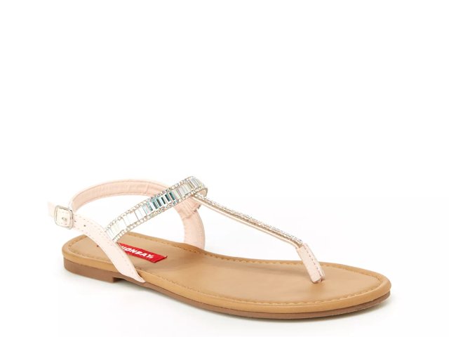 Dsw white clearance sandals flat
