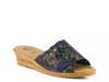 Estella Wedge Sandal Black Multicolor view