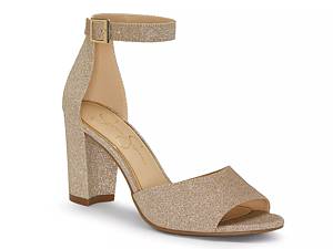 Dsw gold deals block heels