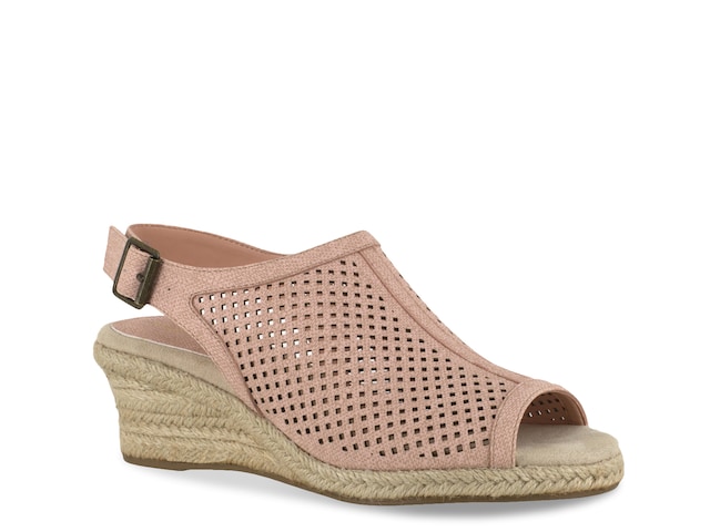 Easy Street Stacy Espadrille Wedge Sandal - Free Shipping | DSW