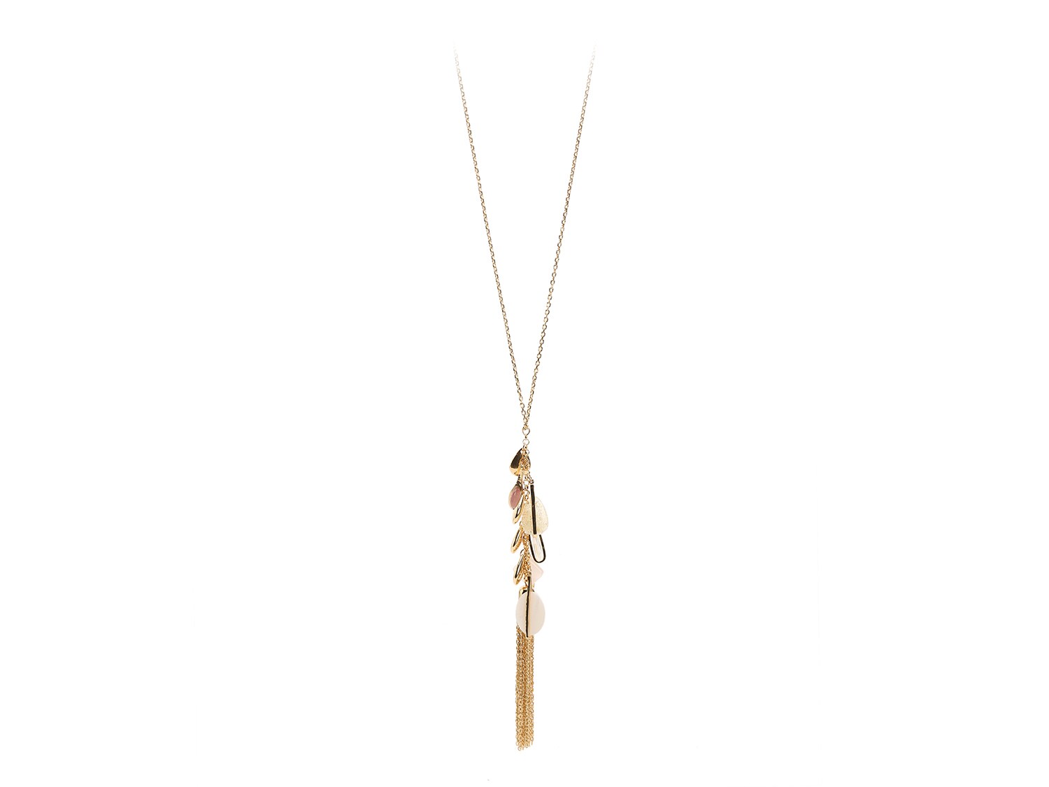 Kelly & Katie Semi-Precious Cluster Long Necklace - Free Shipping | DSW