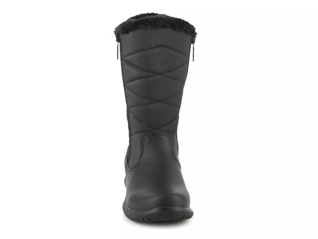 totes womens joni waterproof winter boots flat heel