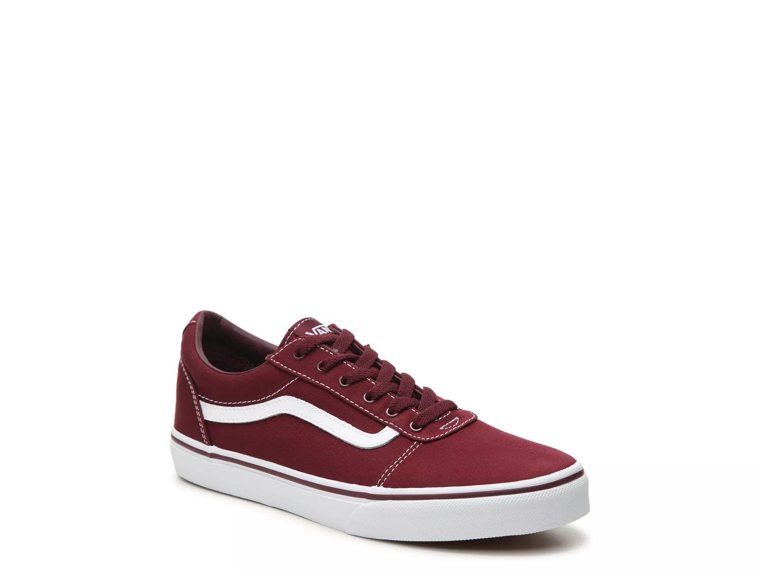 Burgundy vans clearance dsw