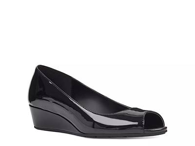 Bandolino open clearance toe wedge