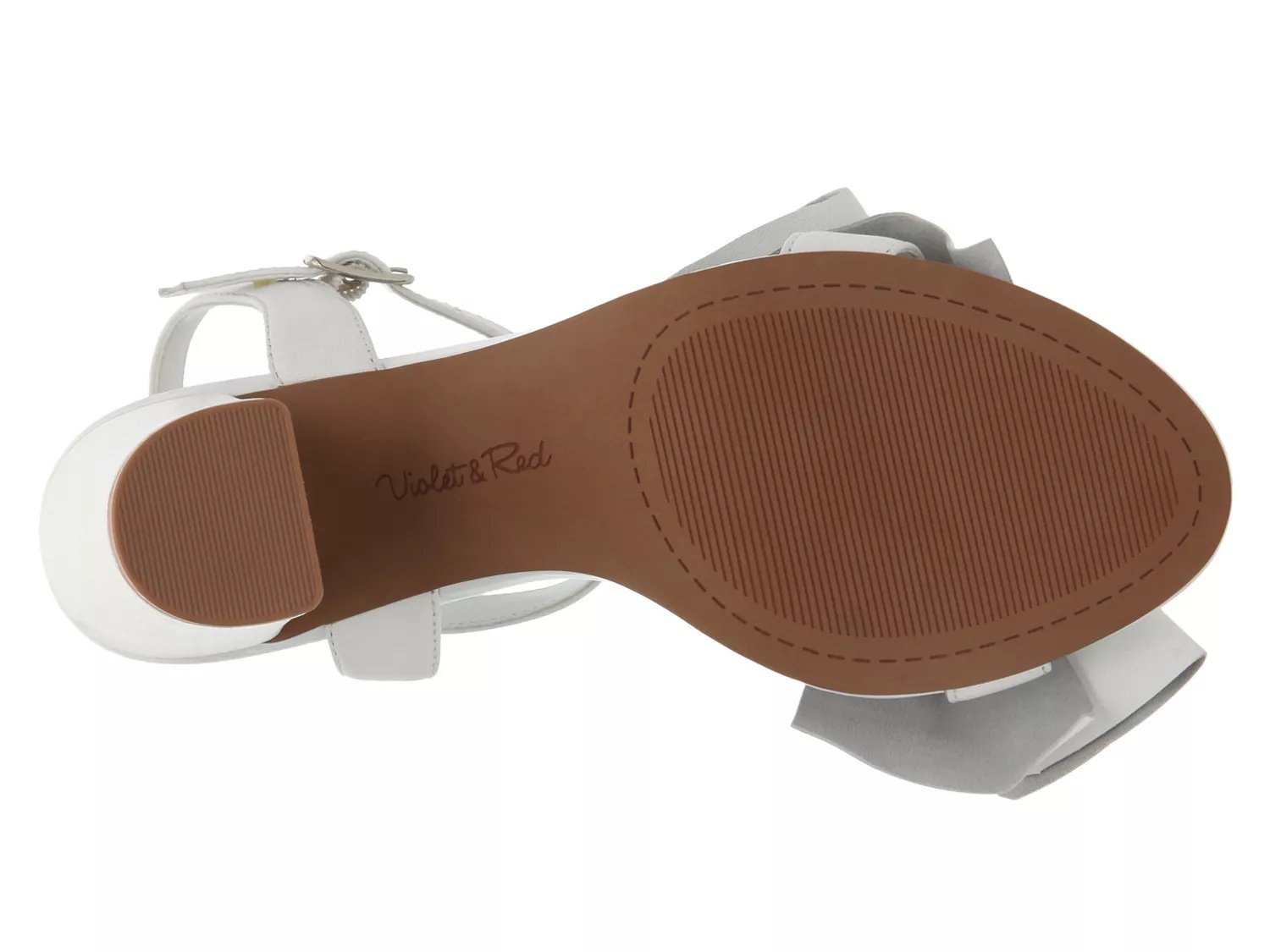 violet & red brand flats