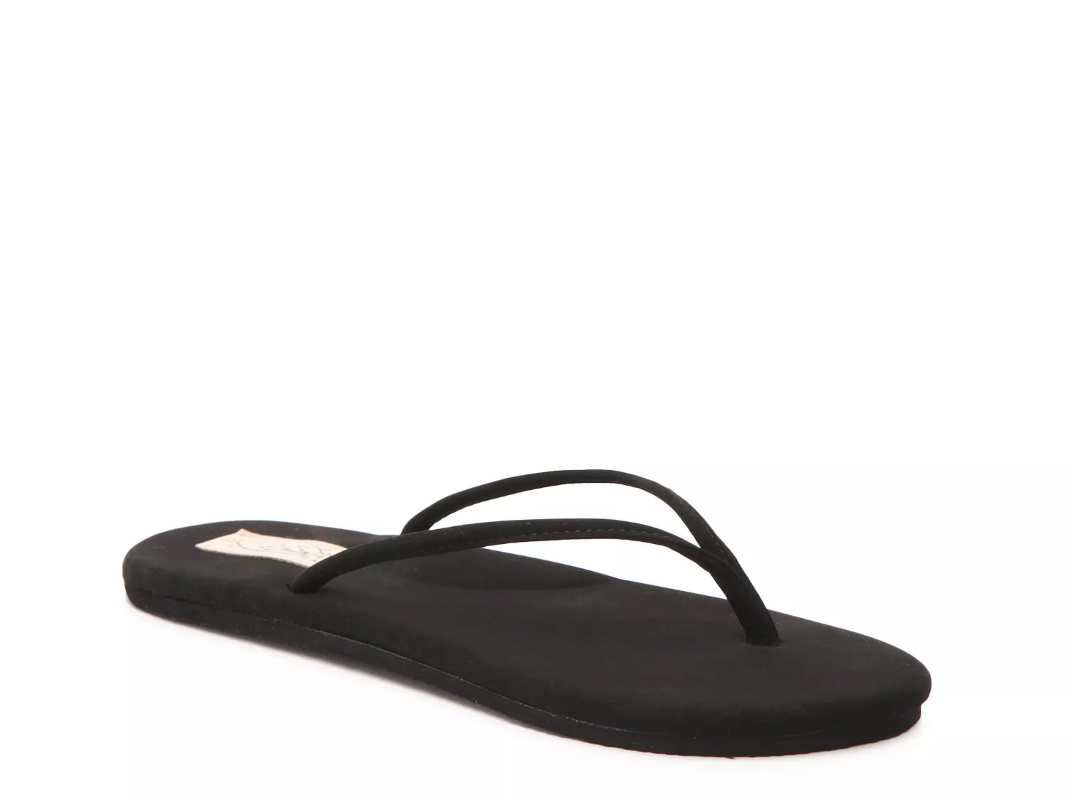 black flojos flip flops