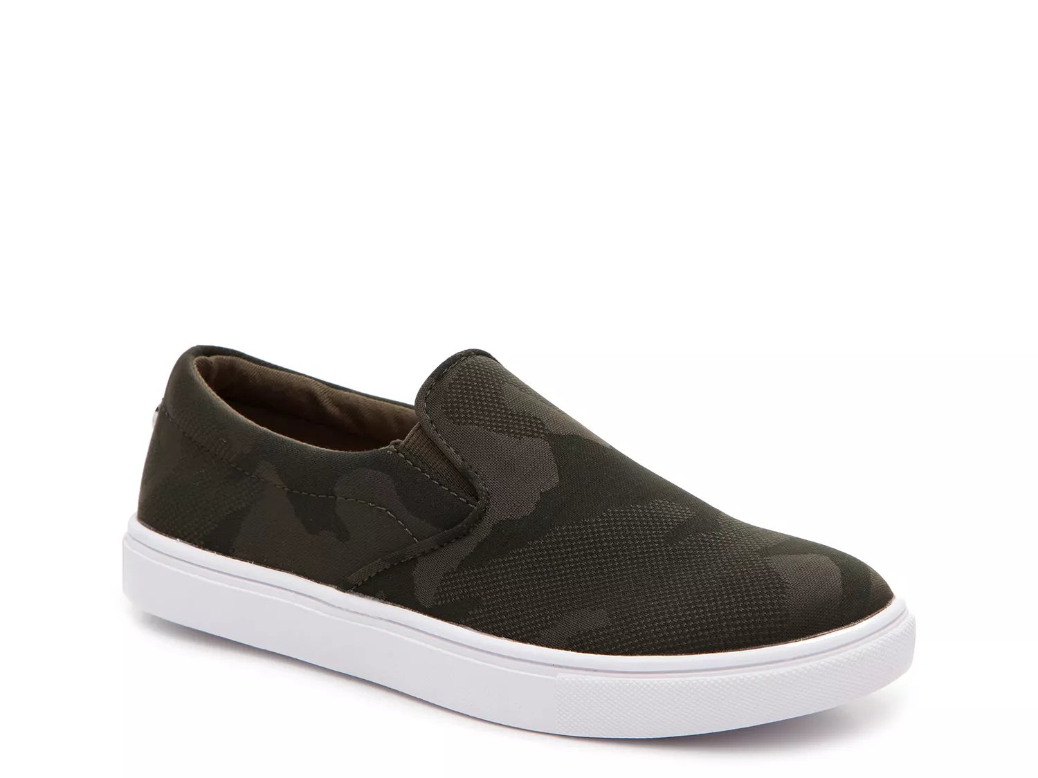 steve madden camo slip on sneakers