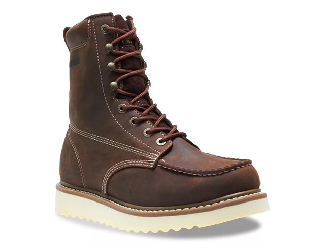Wolverine moc steel toe boots discount