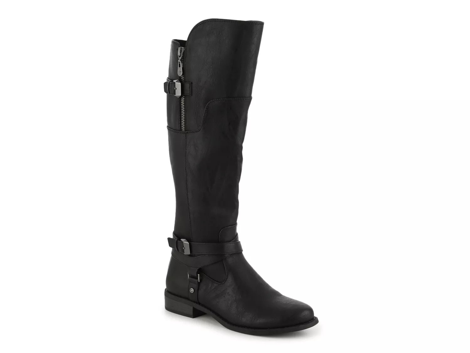 guess black boots dsw