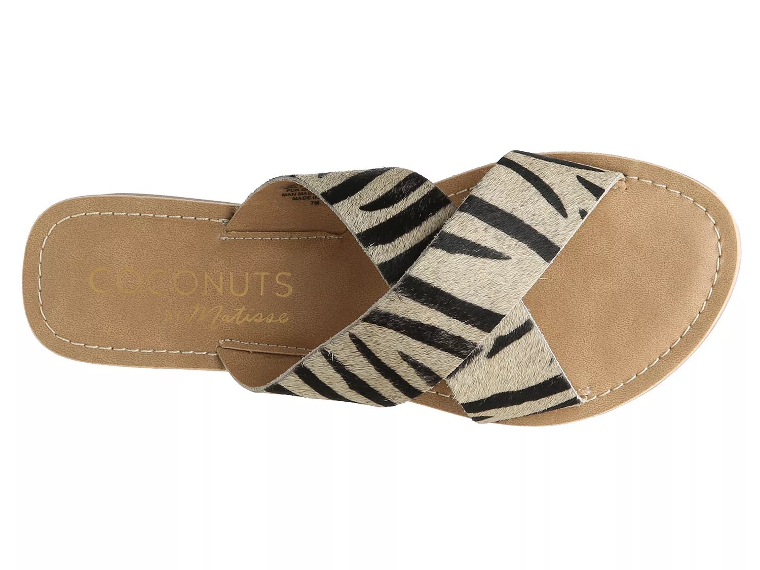 coconuts pebble sandal leopard