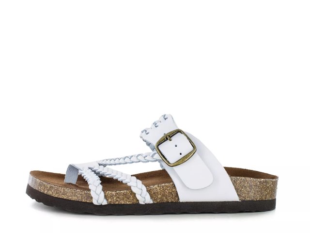 Footbed sandals white mountain outlet