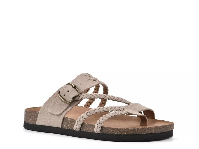 White mountain footbed sandals sales